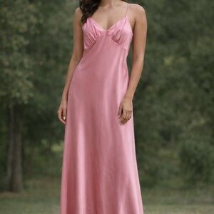 Dance & Marvel Pink Silky Dress Size Small NWT